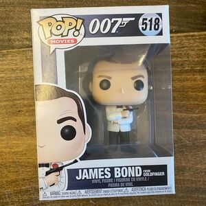 Funko Pop! Movies James Bond from Goldfinger in White Tux #518 Vinyl Figure NIB